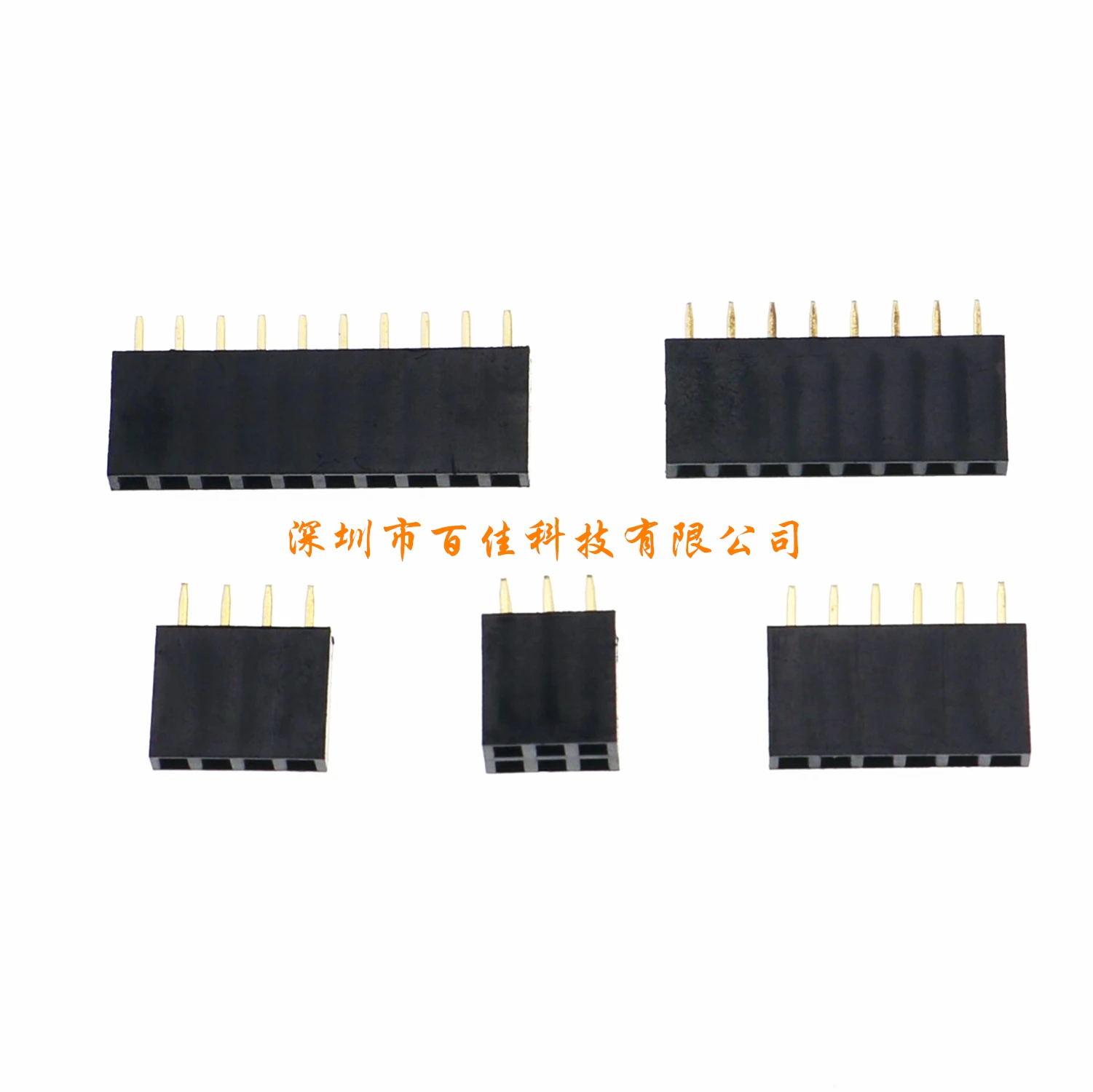 Kit de connecteurs de carte pcb, 90 pièces, 2.54mm, simple rangée, double rangée de broches