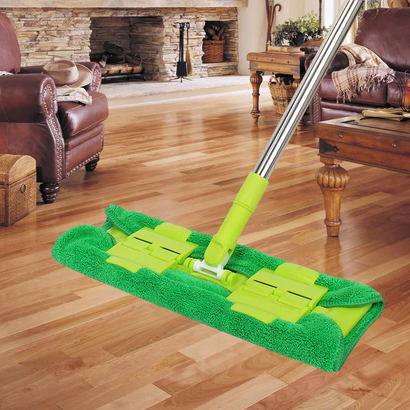 Flat Mop Wipe Multifunctional Washing Floors House Cleaning Microfiber Kitchen Things For Home Household Useful Items Magic