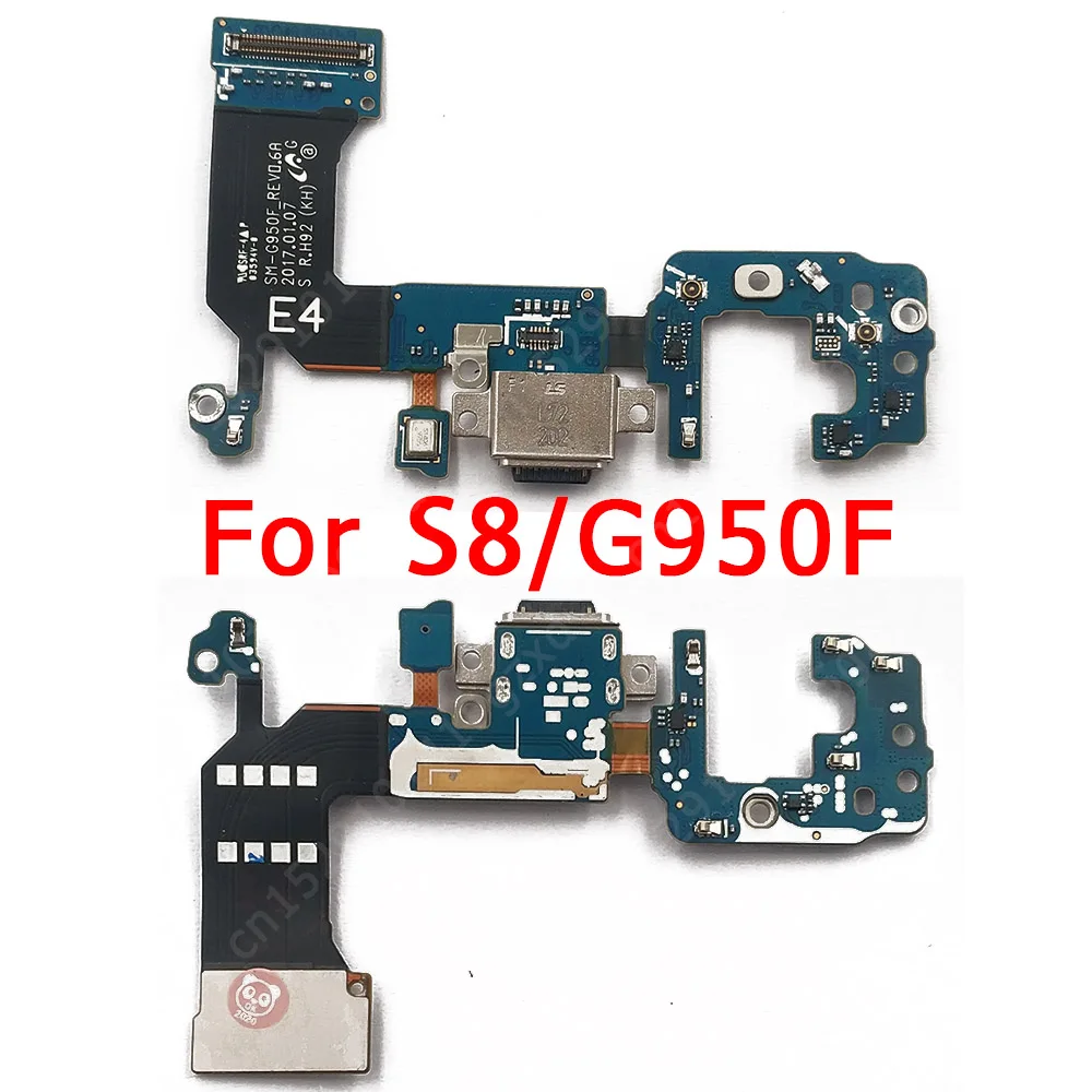 

USB-зарядная плата для Samsung Galaxy S8 G950F, порт для зарядки, печатная плата, док-разъем, гибкий кабель, запасные части для замены