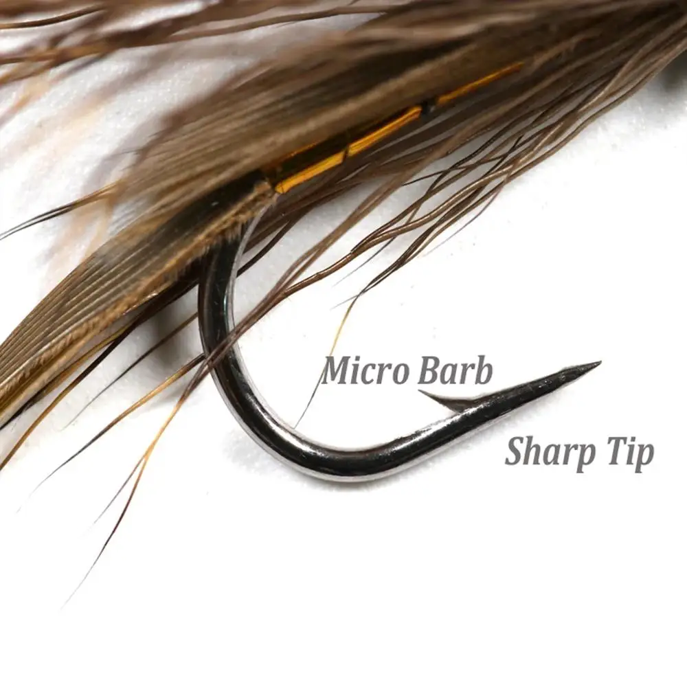 Wifreo Brown Muddler Minnow – Mosca streamer para trucha - imagen 3