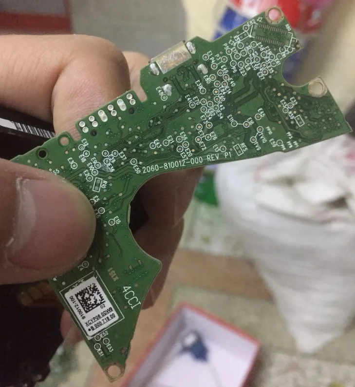 ويسترن ديجيتال/WD WD40NMZM-59Y94S1 4 تيرا بايت الصلب المحمول القرص الدائرة متن متن عدد 2060-810012-000 REV P1 810012-100