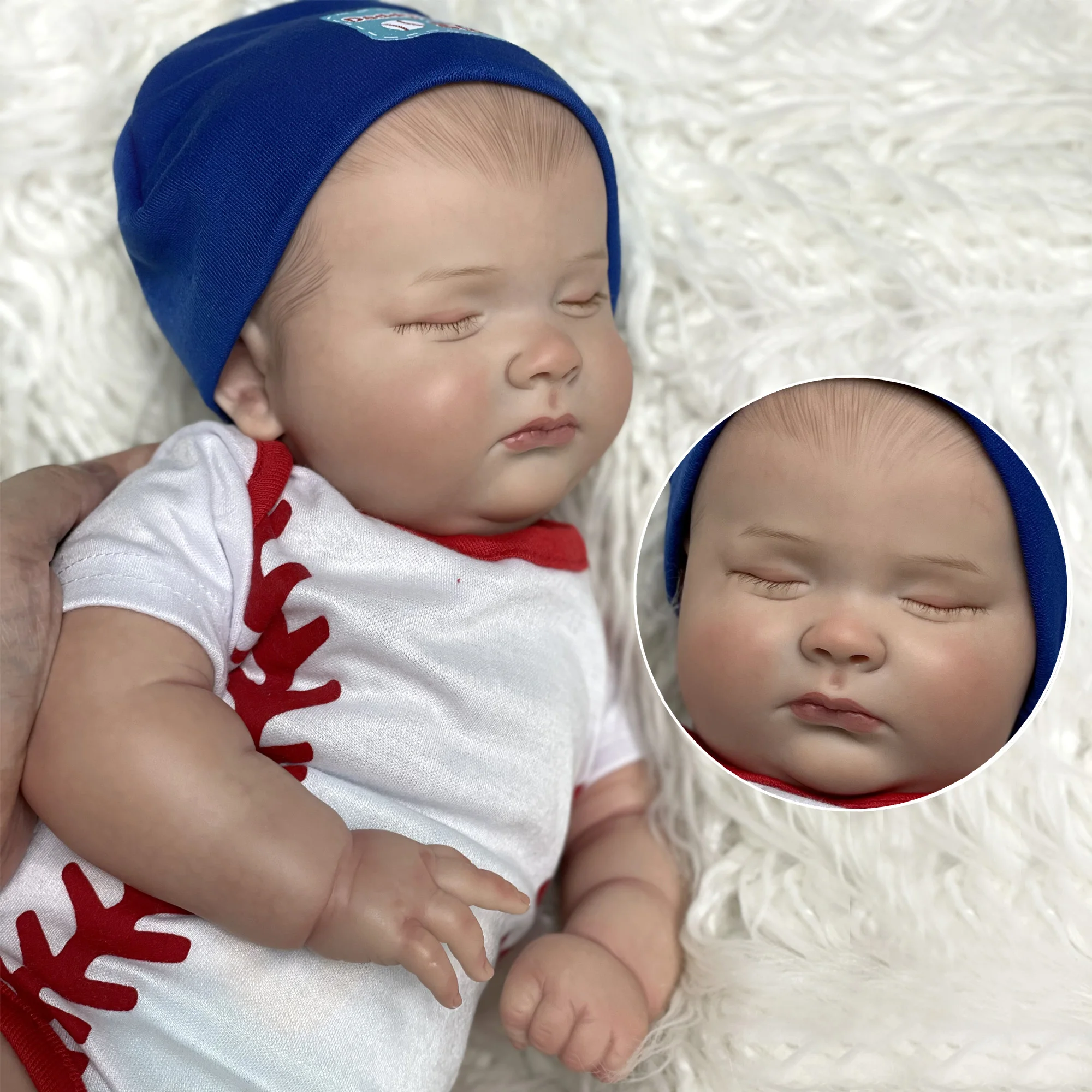 Pеборн девочка 20 Inch Joseph Boneca Bebe Reborn Dolls Newborn Babies Soft Vinyl Lovely Soccer Boys