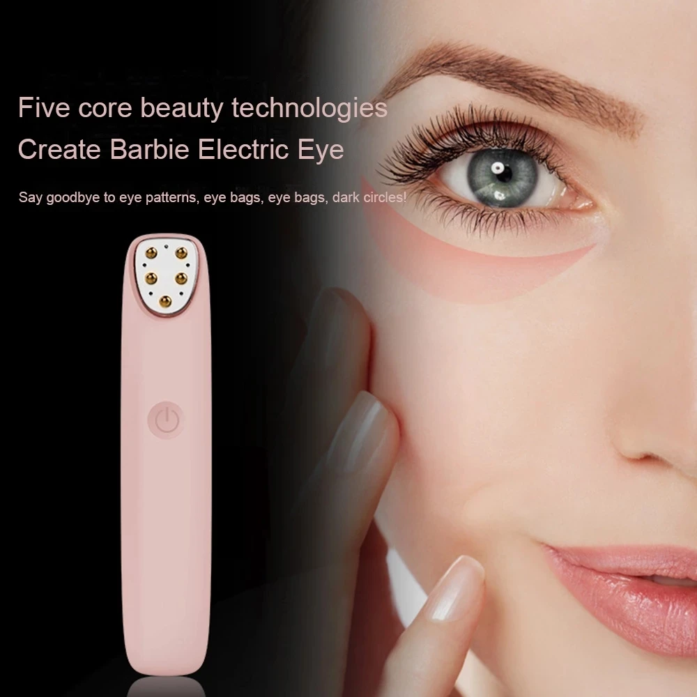 Electric Eye Massager Anti Wrinkle Eye Massage Anti Aging Eye Care Massage Device Eye Massage Pen RF Eye Beauty Instrument