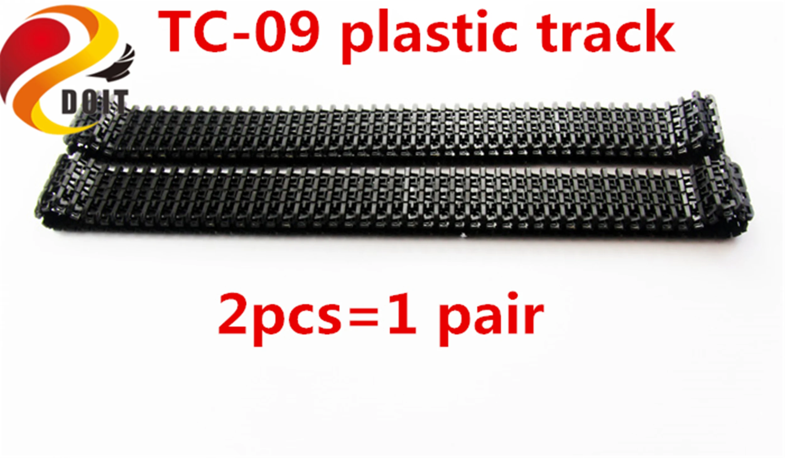 SZDOIT Metal/Plastic Tank Chassis Tracks Conveyor Belt for RC Crawler Robot Vehicle Parts