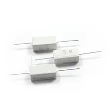 10pcs 5W Cement Resistors 0.1 to 10K Ohm #5