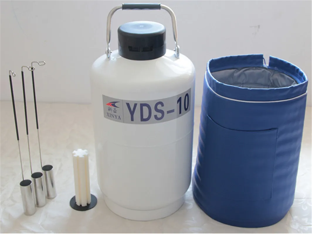 High Quality 10L Liquid nitrogen container Cryogenic Tank dewar liquid nitrogen container with Liquid Nitrogen tank YDS-10