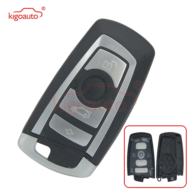 

Kigoauto smart key replacement shell case 4 button car key for BMW key 3 5 7 series 2009 2010 2011 2012 2013 2014