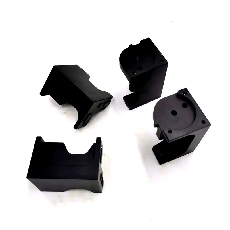 

Funssor 4pcs voron Trident 3D printer metal aluminum foot corners A/B black color