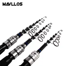 Portable telescopic fishing rod 1.98m 2.28m 2.58m #6