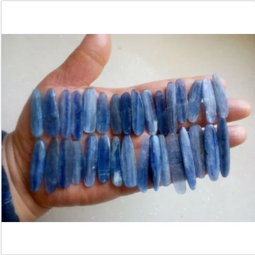 50pcs Blue Kyanite Blades Rough Natural Earth Mined Gem 40-30g