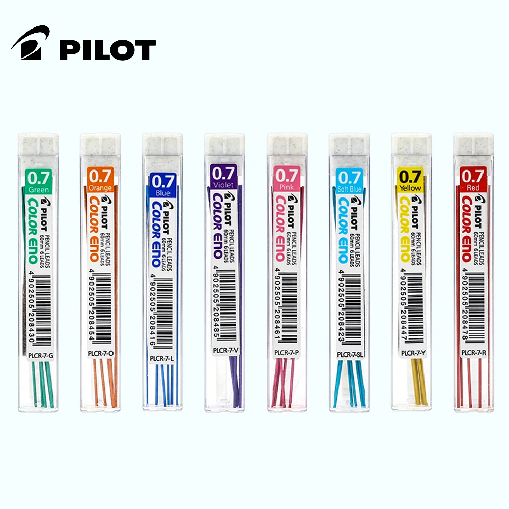 1pcs PILOT Color Core Mechanical Pencil HCR-197 Color Eno Press to release the core 0.7mm Student's pencil for painting