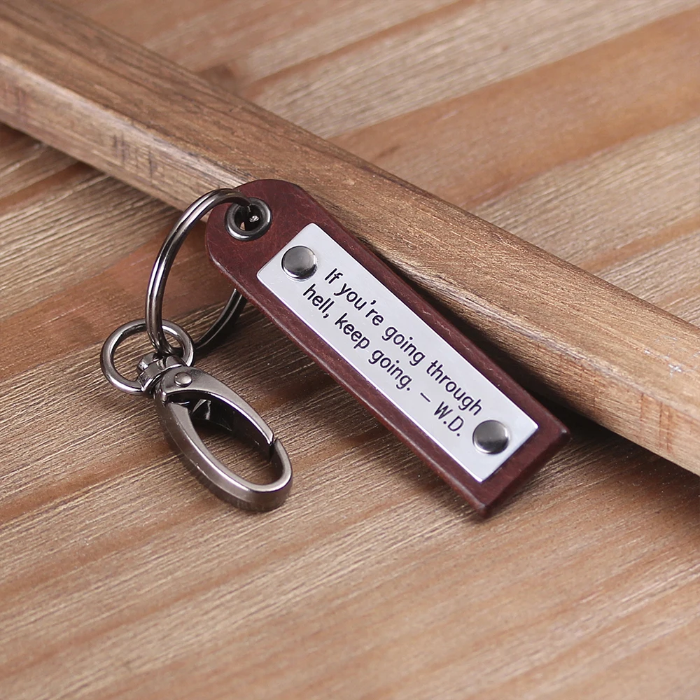 Personalisierte Graduation Leder Keychain - Graduation Geschenk-Klasse Von 2021 Keychain