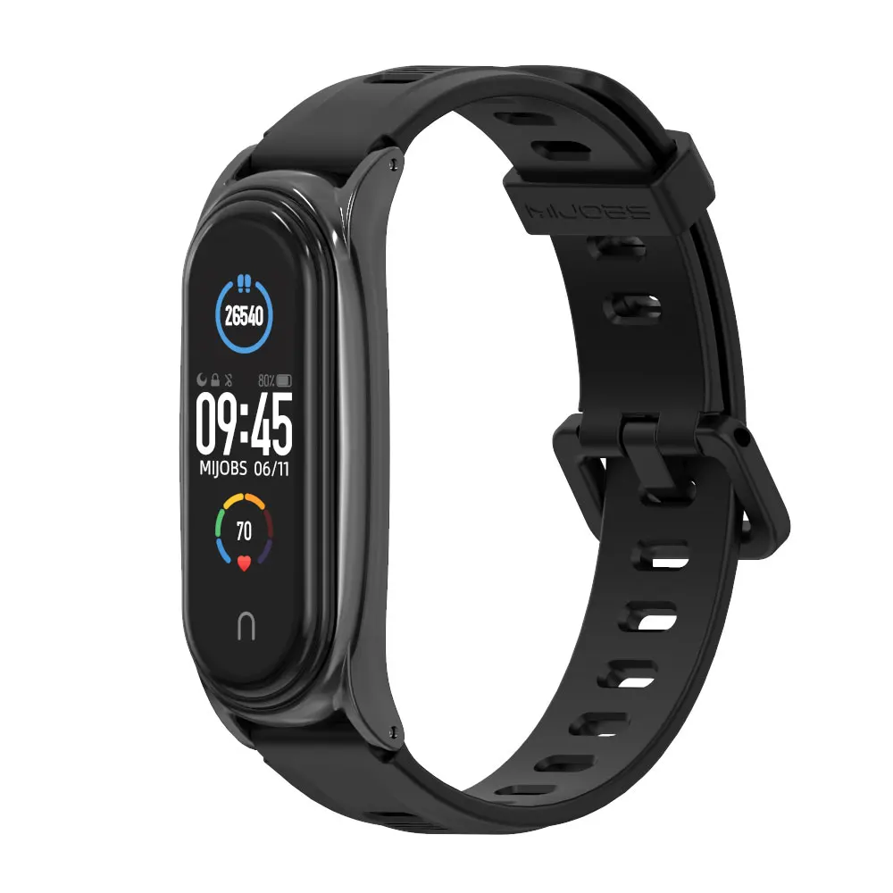 Mi Band 6 5 NFC 글로벌 손목 밴드 실리콘 TPU 팔찌 Xiaomi Mi Band 4 시계 스트랩 Mi Band 3 Strap Miband 5 Wristband
