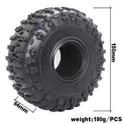 4pcs 2.2 inch JCONCEPTS Rubber Tyre 2.2 Wheel Tires 150X64MM for 1/10 RC Crawler Wraith RR10 SCX10 Jeep Wrangler 2.2 WHEEL