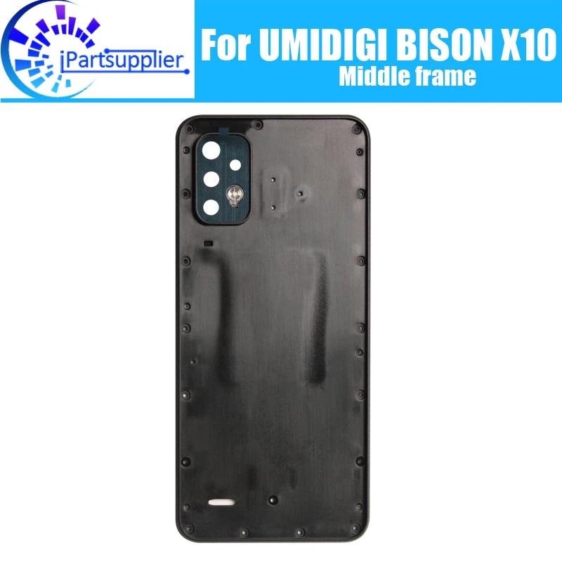 Для UMIDIGI BISON X10 ободок средней рамки корпуса 100% оригинальная новая крышка средней пластины запасные части для BISON X10 мобильный телефон.