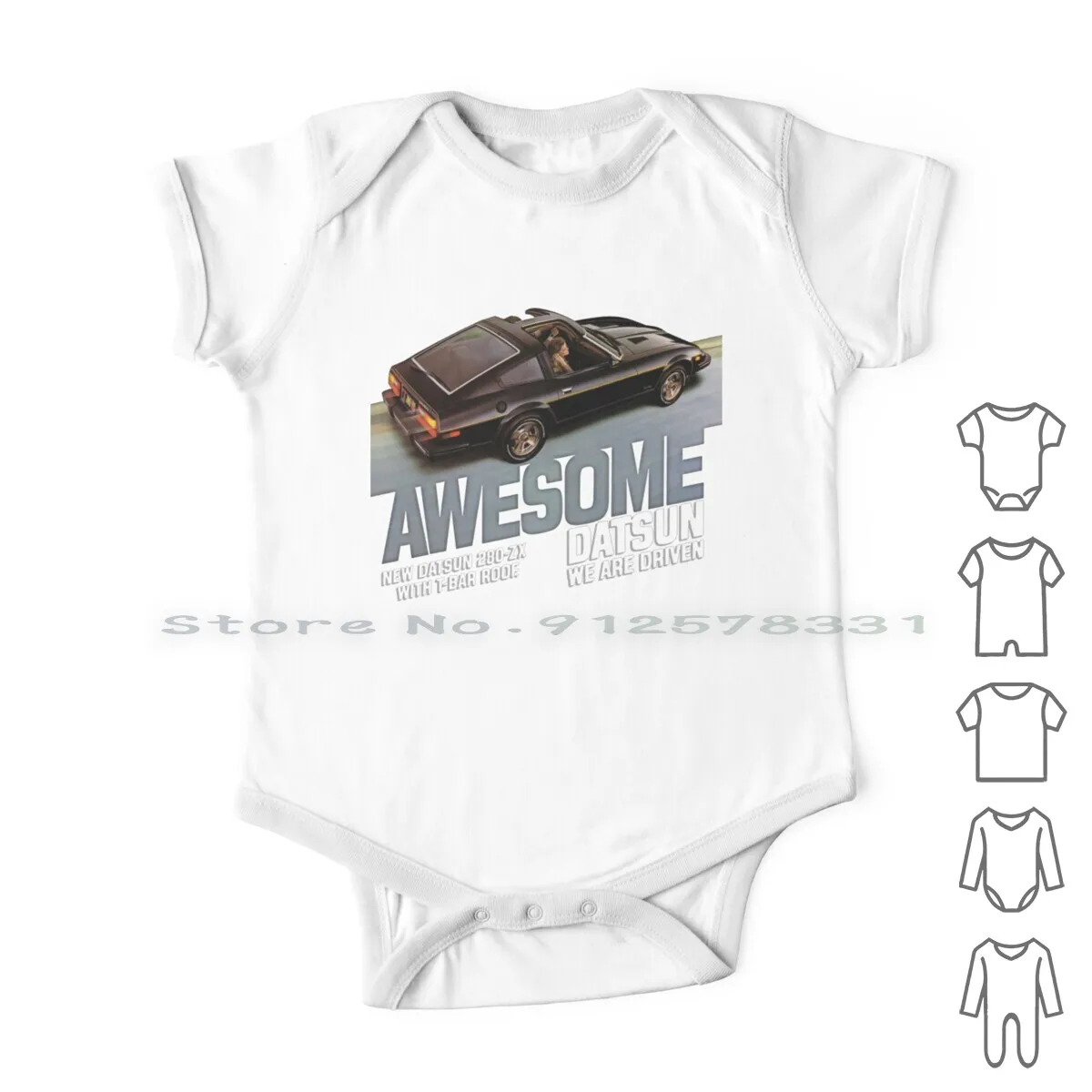 Datsun 280zx Newborn Baby Clothes Rompers Cotton Jumpsuits Datsun Nissan 280zx 280 Zx 240z 260z 300z Targa T Bar Mr2 Japanese