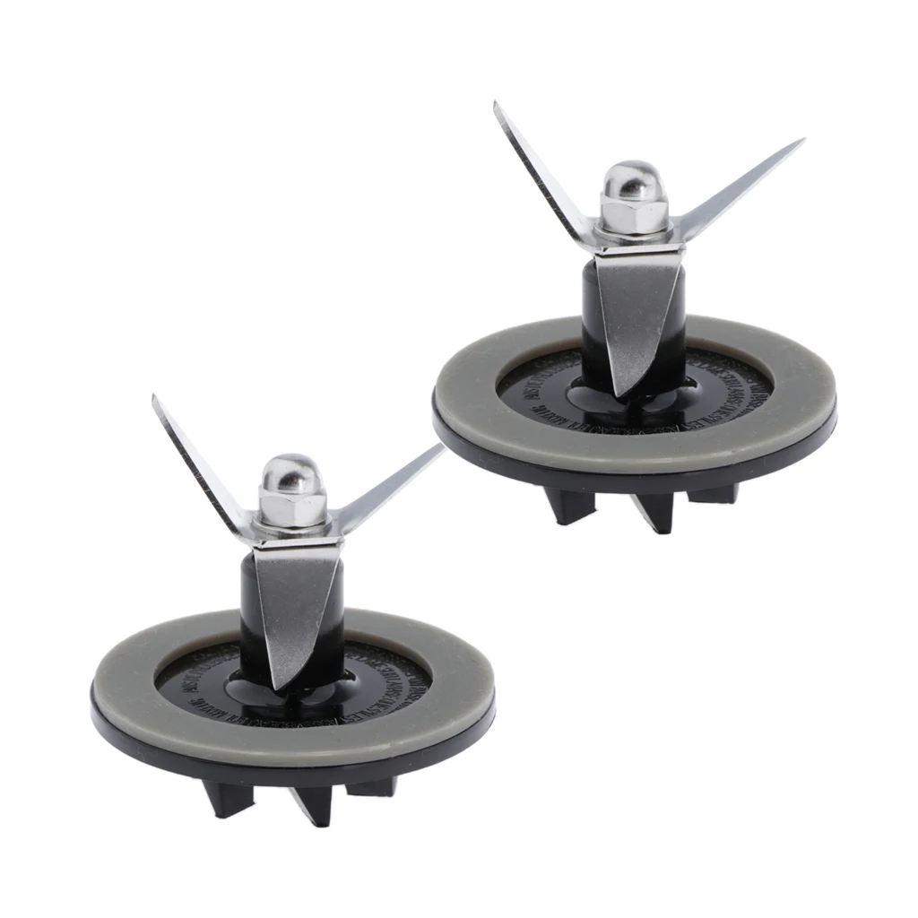 Lâmina liquidificador inoxidável e montagem junta, ajuste Cuisinart, SPB-456-2B, 2Set