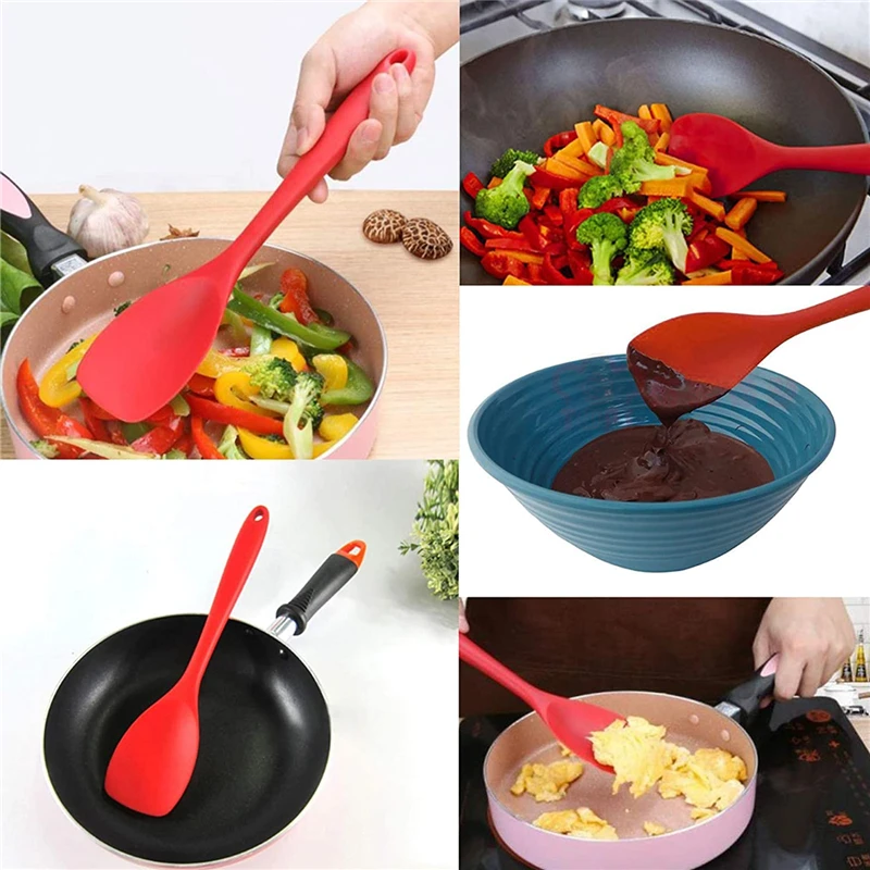 Svezzamento Neonati 6 Pcs Utensili Da Cucina Di Silicone Cucchiaio Resistente Al Cucchiaino Svezzamento Svezzamento Neonati 6 Pcs Utensili Da Cucina Di Silicone Cucchiaio Resistente Al Cucchiaino Svezzamento