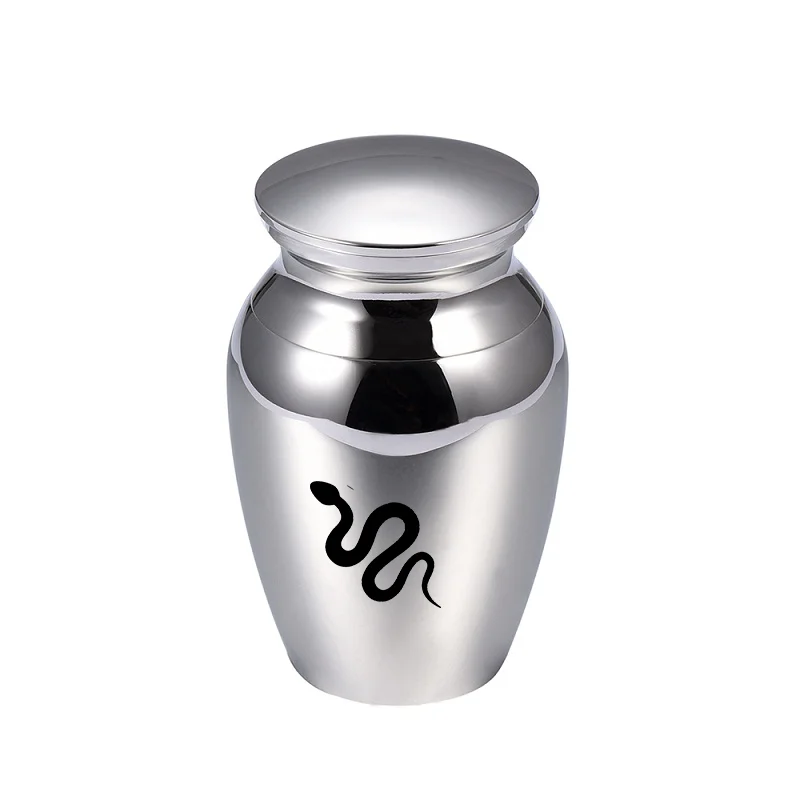 IJU026 Stainless Steel Engraving 72mm*42mm Cremation Urns for Human Ashes Pets Ashes Souvenirs