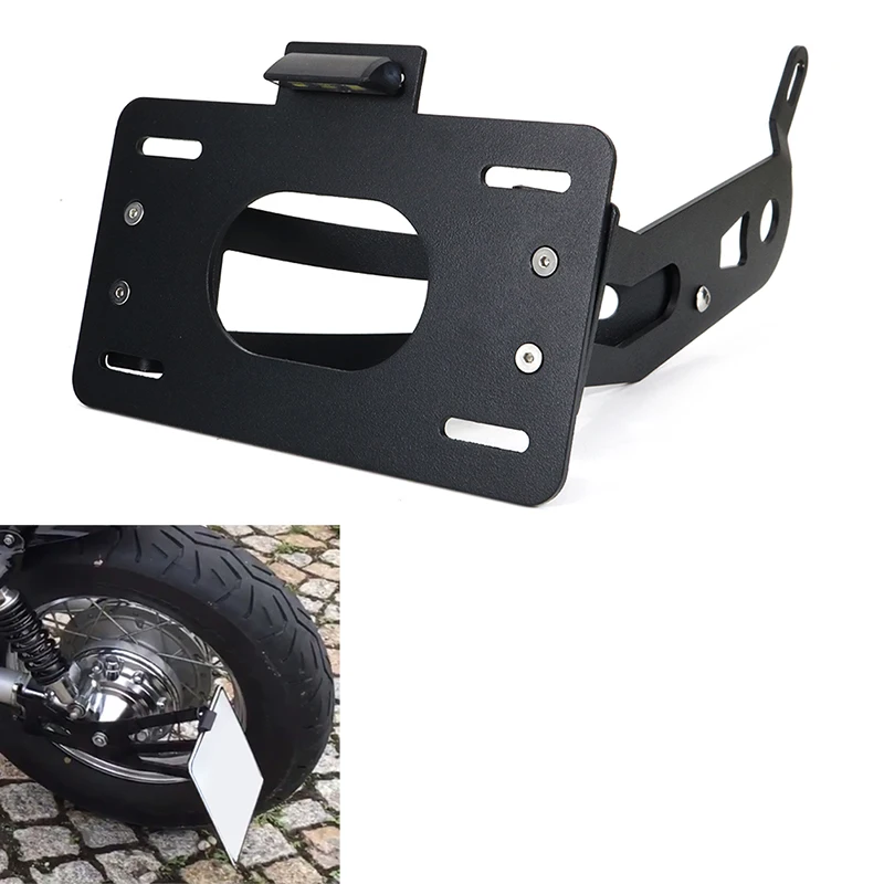 Fit Voor Yamaha Xv 535 Virago Xv 1100 Virago Side Fender Eliminator Side Mount Kentekenplaat Houder Side Kenteken houder