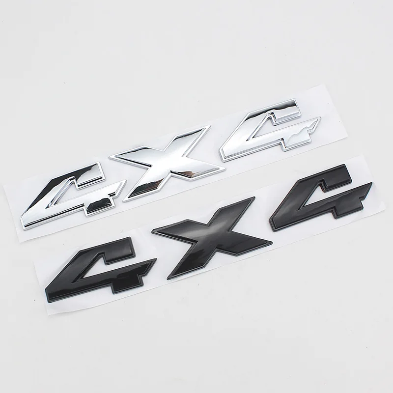 

1 Pcs 3D ABS 4X4 Emblem Badge Car Stickers Logo Decals Car Styling Accessories for Wrangler Dodge Four wheel drive