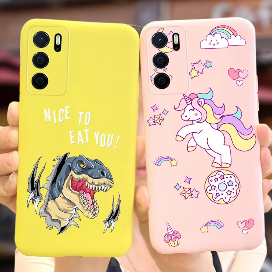 Imagen 3: Para Oppo A54s funda CPH2273 Linda cubierta pintada de caramelo silicona suave TPU Fundas funda de teléfono para Oppo A54s A 54 s OppoA54s contraportada