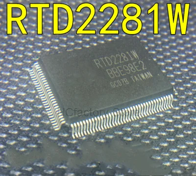 Nova original1pcs rtd2281w rtd2281 rtd2281rw rtd2281dw qfp integrated circuitatacado lista de distribuição de uma parada