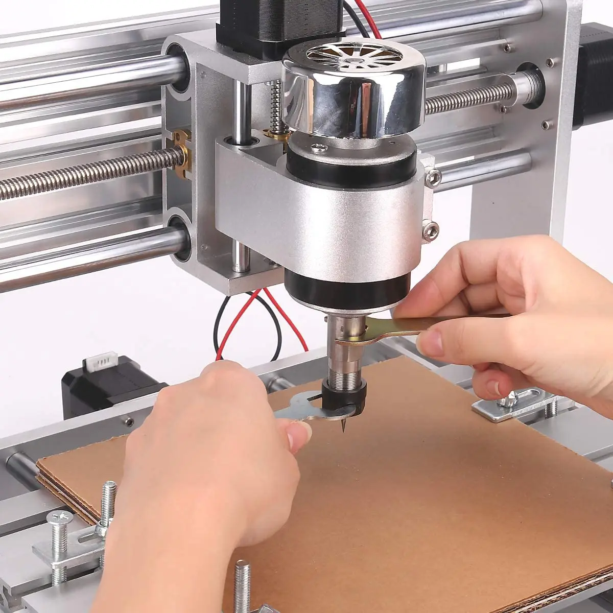 CNC 3018 MAX alluminio asse Z supporto motore mandrino 200W supporto mandrino diametro 52mm per CNC 3018 MAX