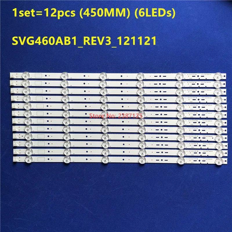 

LED Backlight Strip For KDL-46R450A KDL-46R470A KDL-46R473A KLV-46R470A KLV-46R476A KLV-46R479A SVG460AB1 REV3 121121 S460DH1-2