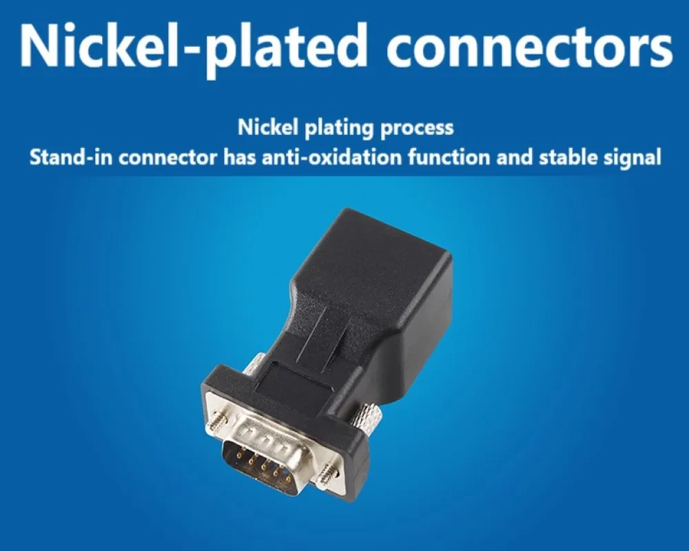 Adaptador de puerto serial USR RS232 a interfaz RJ45, placa de cableado, señal de transmisión estable de buen contacto