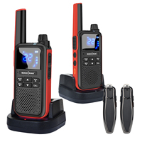 SOCOTRAN T82 2pcs Walkie Talkie FRS/GMRS 22CH Bluetooth-compatible Two way radio wireless headset Vibration Weather Channels