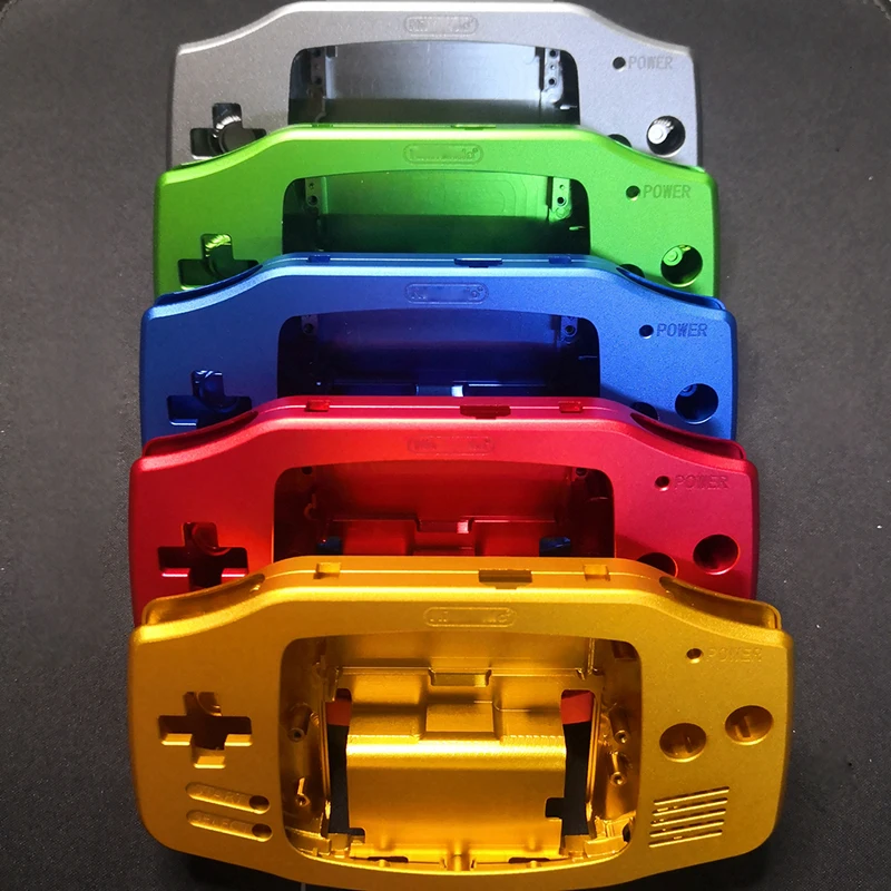 Aluminum alloy metal highlight case for Gameboy Advance game GBA console shell