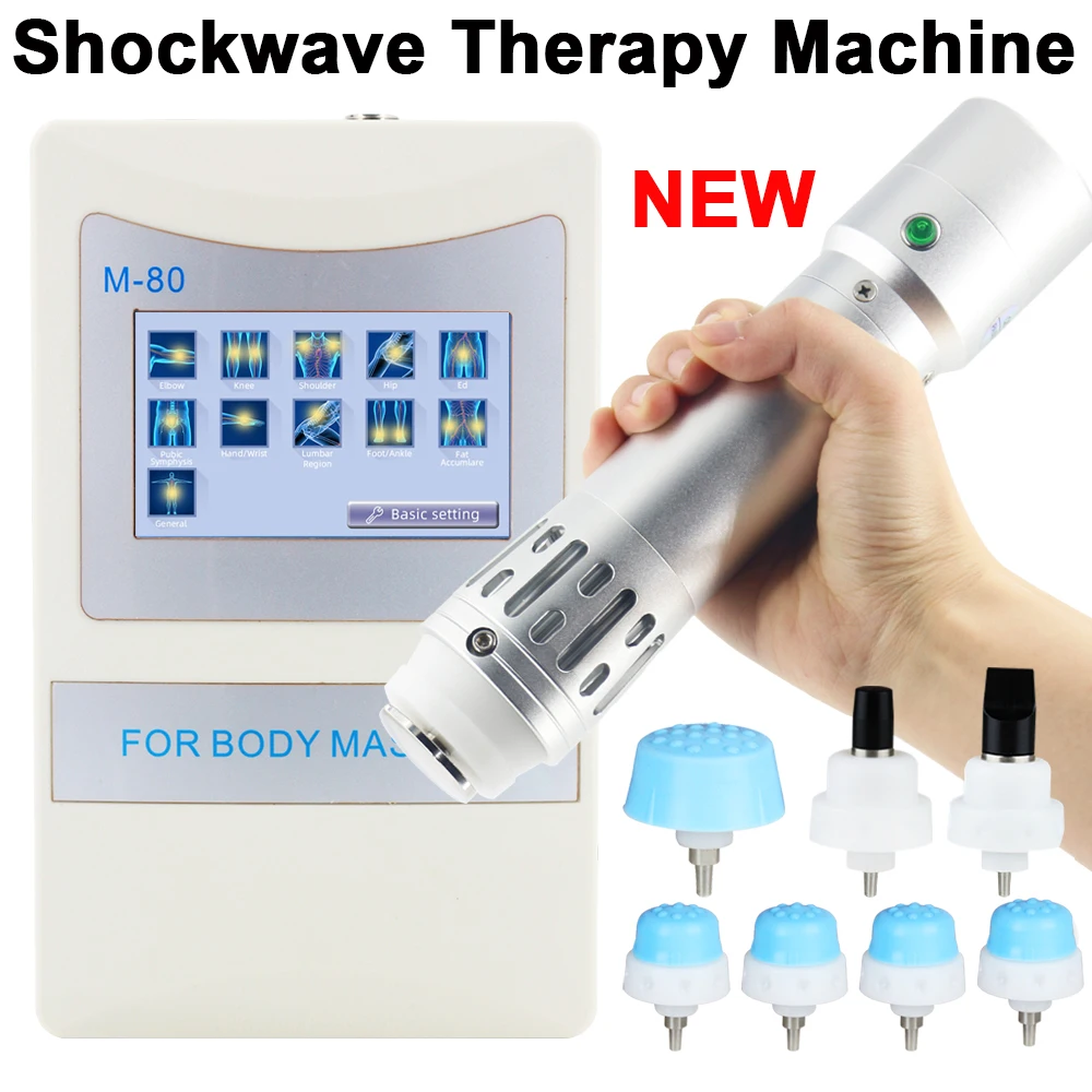 

Shockwave Therapy Machine For ED Treatment Tennis Elbow Professional Back Massager Body Massage Portable Shock Wave Instrument