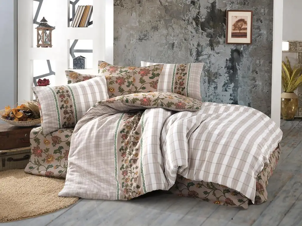 Destina Single Double Quilt Cover Set Coffee