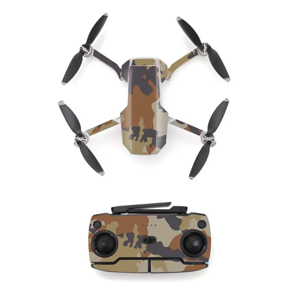 Camouf Style Waterproof skin Sticker for DJI Mavic Mini Drone And Remote Controller Decal Vinyl Skins Cover 9 Styles Available