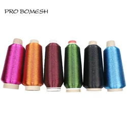 Pro Bomesh 1Pcs 2000m 300D Metallic Thread Wrap Guide Refit Repair Rod Guide Component DIY Rod Building Accessory Pole