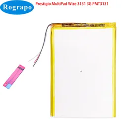 New 3.7V 5000mAh Tablet PC Battery For Prestigio MultiPad Wize 3131 3G PMT3131 3 Wires Lines