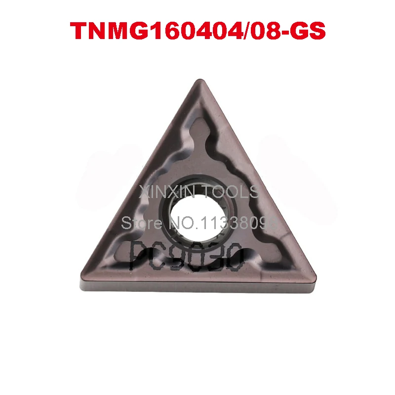 

Carbide Cutting Inserts TNMG160404-GS TNMG160408-GS PC9030 TNMG 160404 160408 Turning Tool Lathe Cutter 100% Original