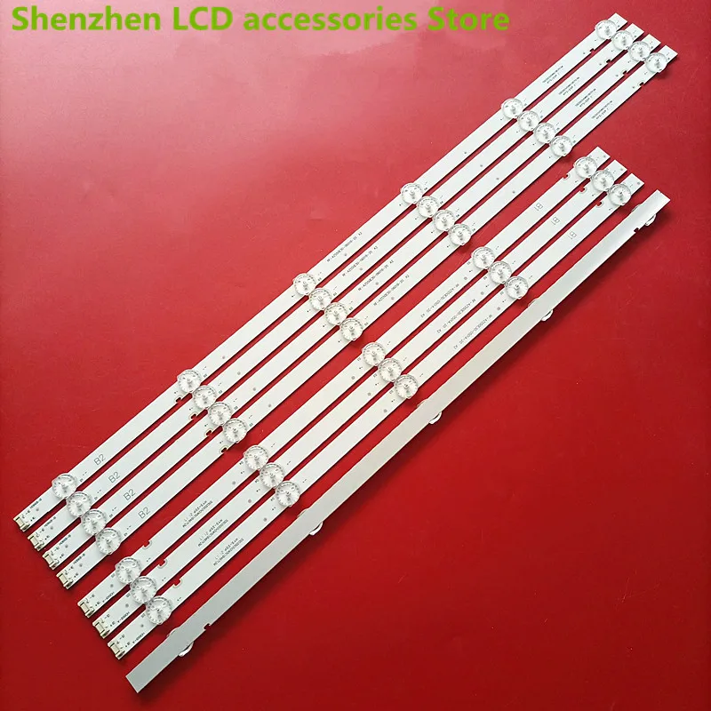 Barra de luz RF-AZ550E30-0601B-120501A-12 para SKYWORTH 55M9, 5LED + 6LED, 570MM, nuevo, 100%