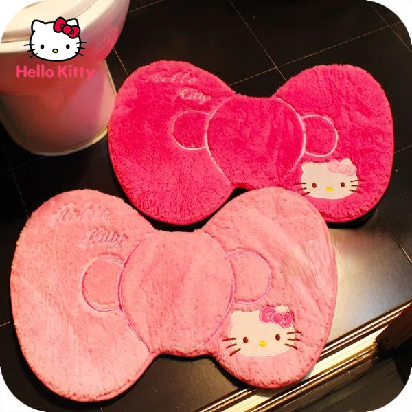 

TAKARA TOMY Hello Kitty Home Cartoon Floor Mat Pink Non-slip Floor Mat Bedroom Bathroom Toilet Floor Mat