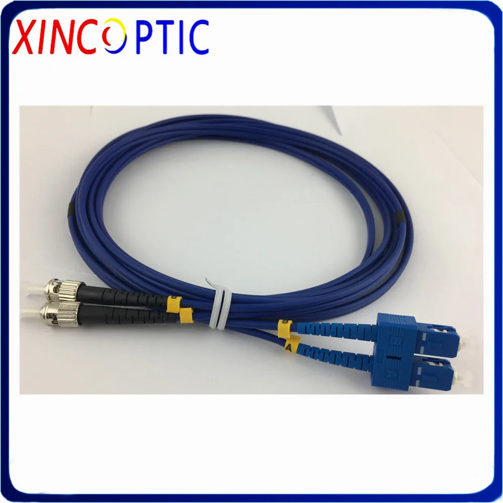 2 Core Duplex Singlemode Armored Patch Cord 2 core SM 3.0mm 3M 5M 7M 10M 10M 20M SC LC FC 2 fiber Optical Fiber Jumper Cable