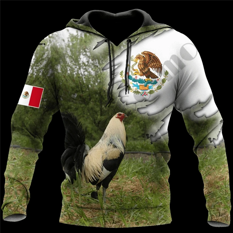 Plstar cosmos 3dprint mais novo galo méxico bandeira águia único masculino/feminino hrajuku casual streetwear hoodies/zip/moletom-4