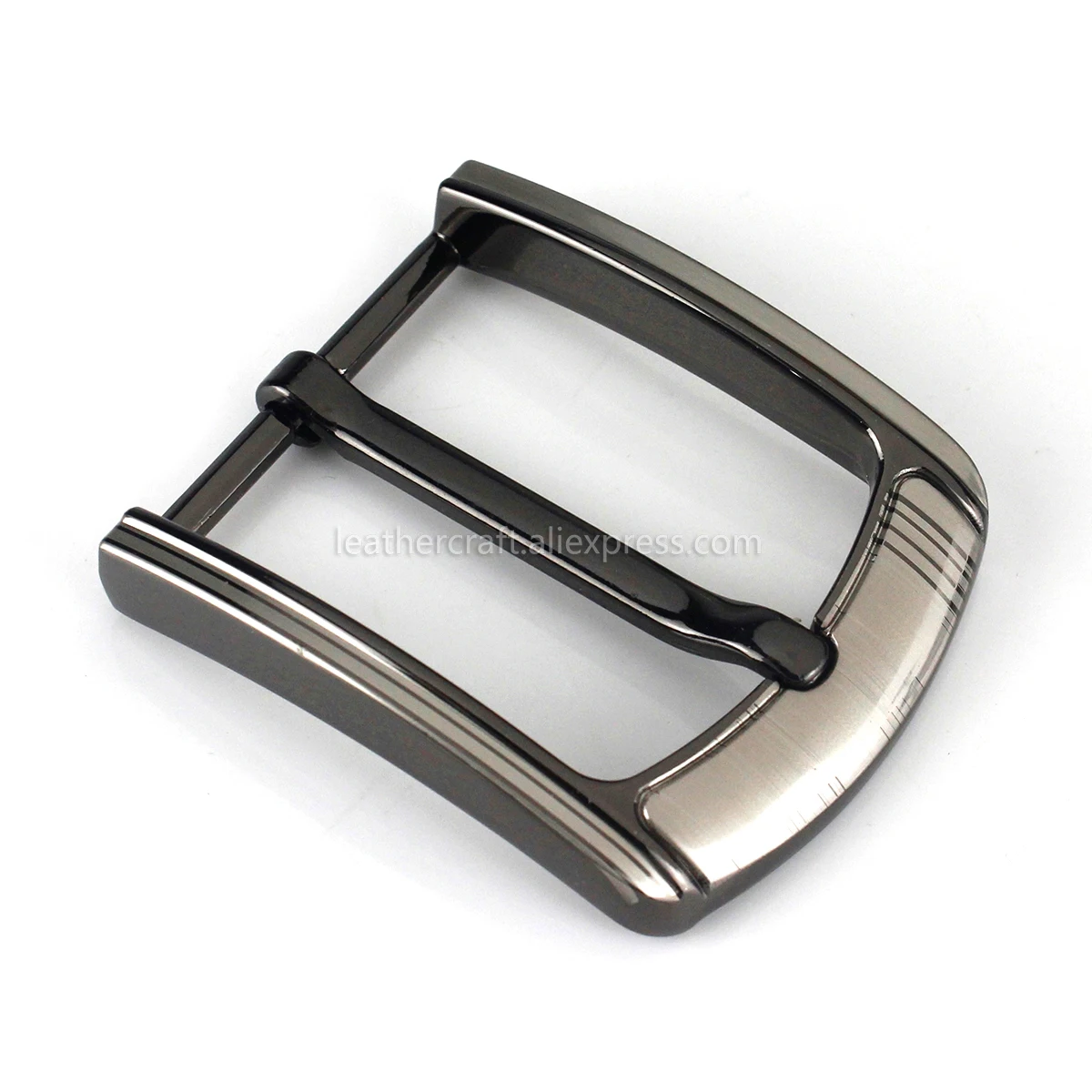 Zinc Alloy 40mm Belt Buckle for Men Waistband Decor Laser Pin Buckle Leather Craft Belt Hardware Accessories