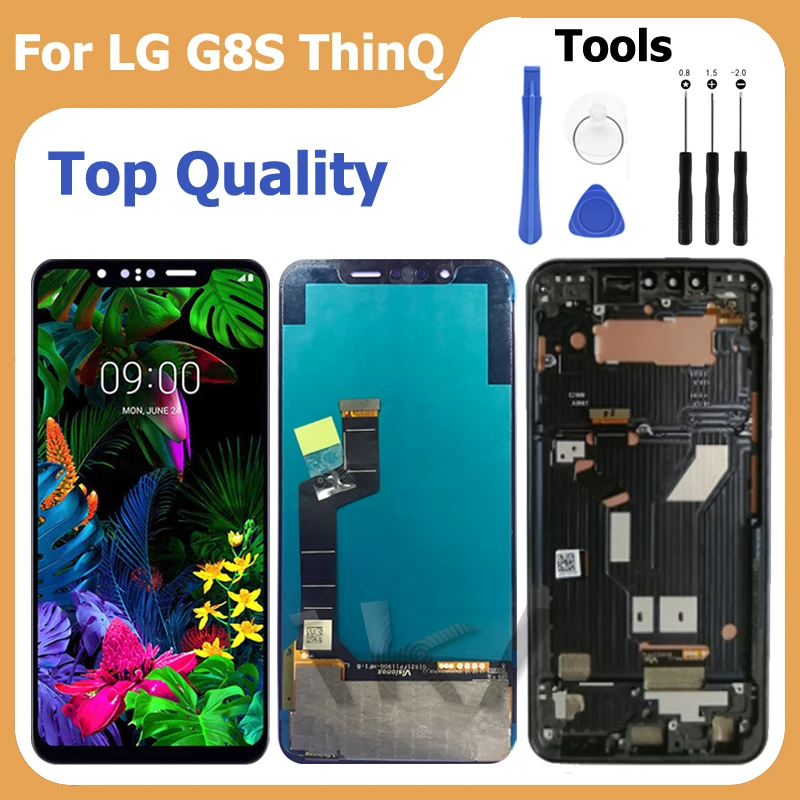 

6.21"For LG G8S ThinQ LM-G810 LCD Display Touch Screen Replacement Digitizer Assembly Repair With Frame