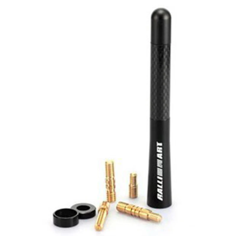 Car Aerial Antenna 4.7 Inch For MITSUBISHI COLT MIRAGE FTO MAGNA LANCER RALLIART Exterior Tuning Accessories Carbon Fiber Decor