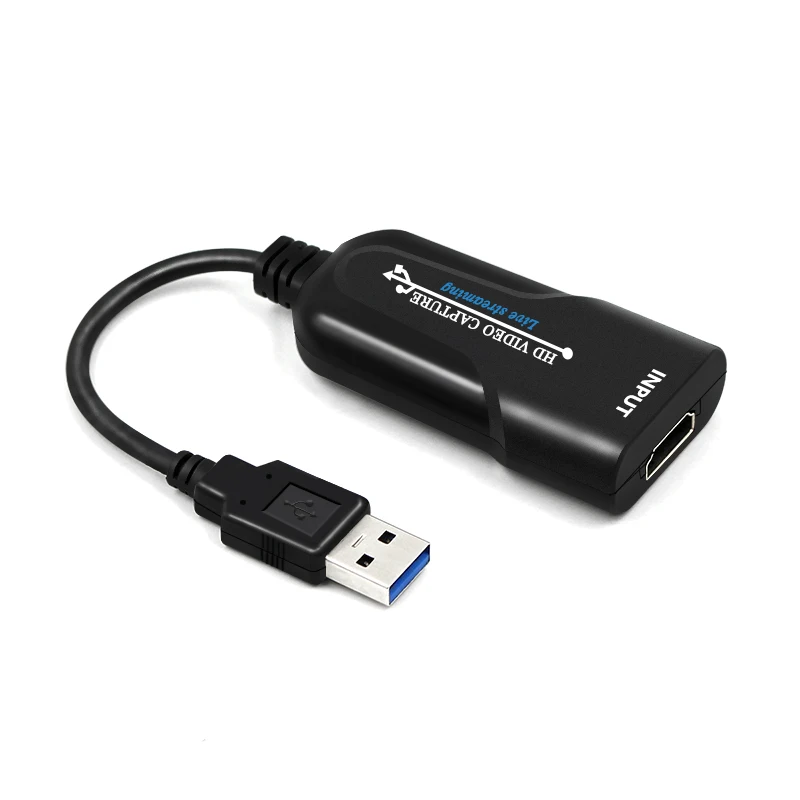 USB Video Capture Card HD USB Video Capture อุปกรณ์ Grabber Recorder สำหรับ PS4 DVD กล้องที่ถ่ายทอดสด