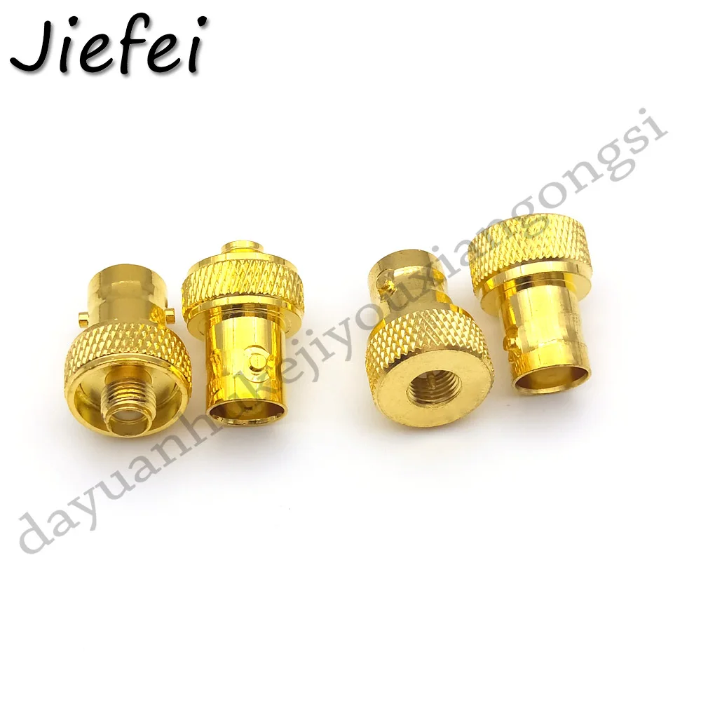 10-150pcs New Gold plated RF Coaxial Adapter SMA Male / Female to BNC Female RF Connectors For Two Way Radio