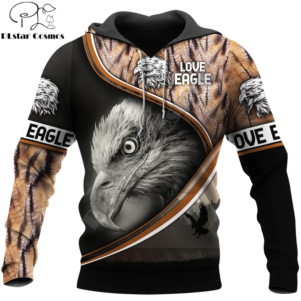 

Animal Beautiful Eagle 3D Printed Autumn Men Hoodies Unisex Casual Pullover Zip Hoodie Streetwear sudadera hombre DW0503