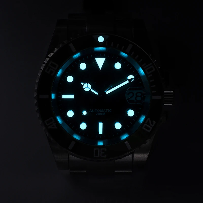 Watch Hands Green luminous Hands Accessory Parts Fit Seiko NH35 NH36 Miyota 8205 8215 821A Movement