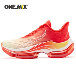 ONEMIX Original 2024 New Thick Sole Running Shoes Men Air Cushioning Sneakers Breathable Mesh Summer Female Sports Walking Shoes